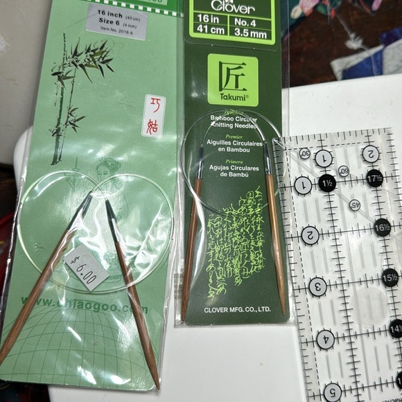 Circular bamboo needle lot - Picture 7 of 8